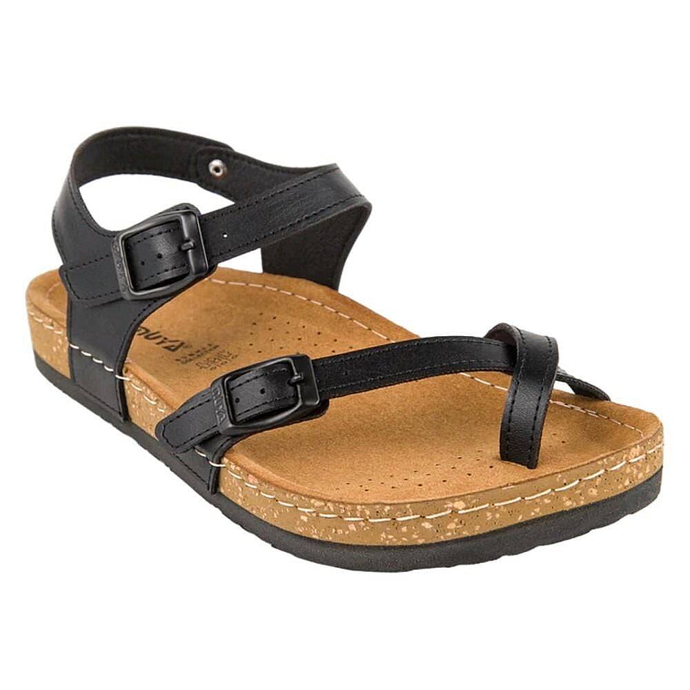 Muya 31104 Verona Siyah Kadın Anatomik Sandalet - 1