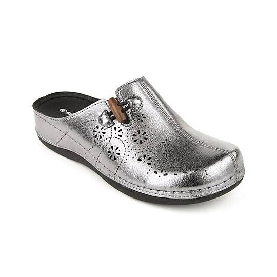 Muya 31106 Freya Kurşun Kadın Comfort Sabo Terlik