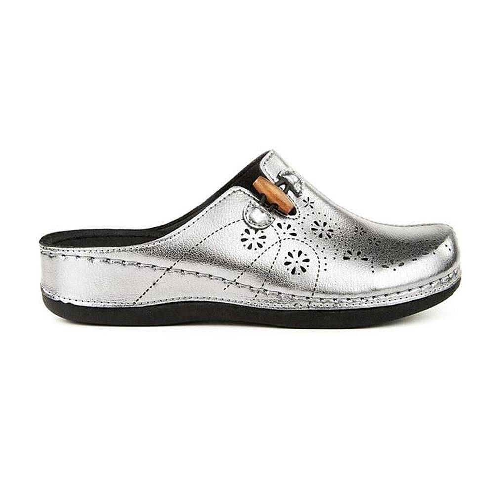 Muya 31106 Freya Kurşun Kadın Comfort Sabo Terlik - 2