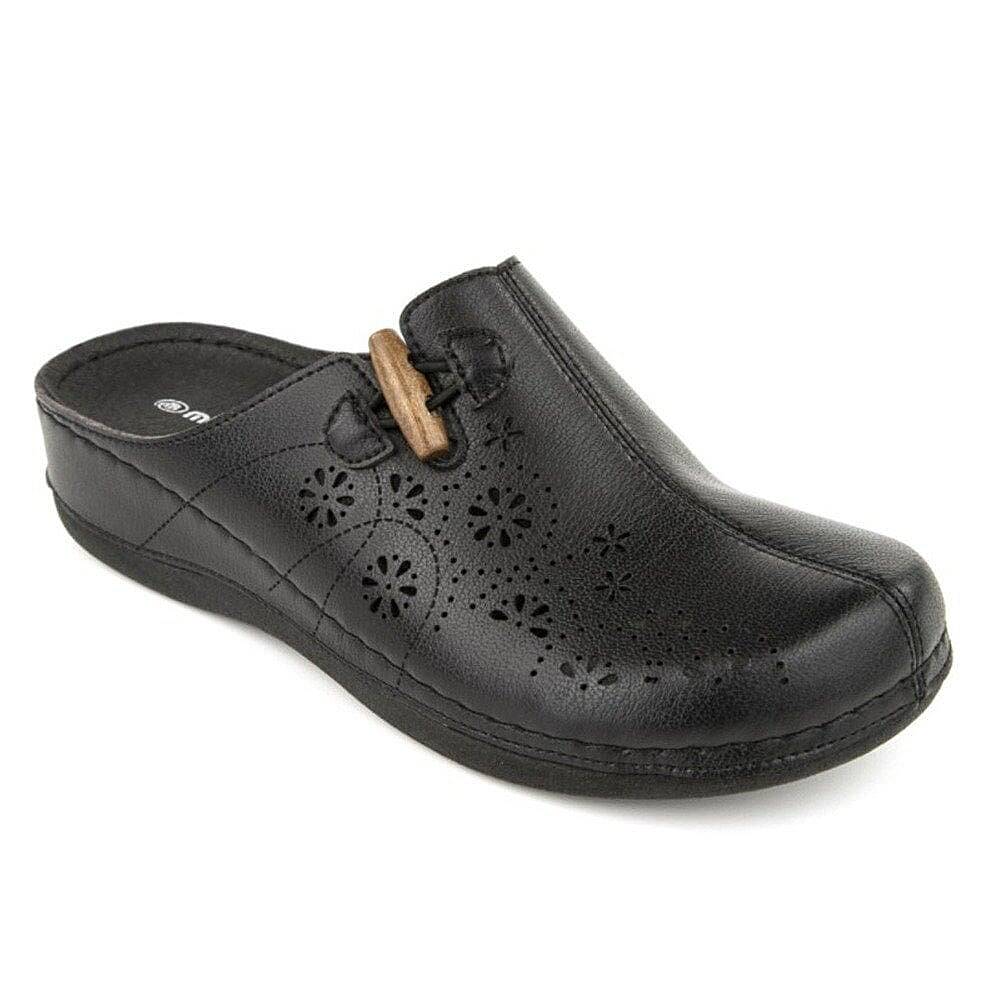 Muya 31106 Freya Siyah Kadın Comfort Sabo Terlik - 1