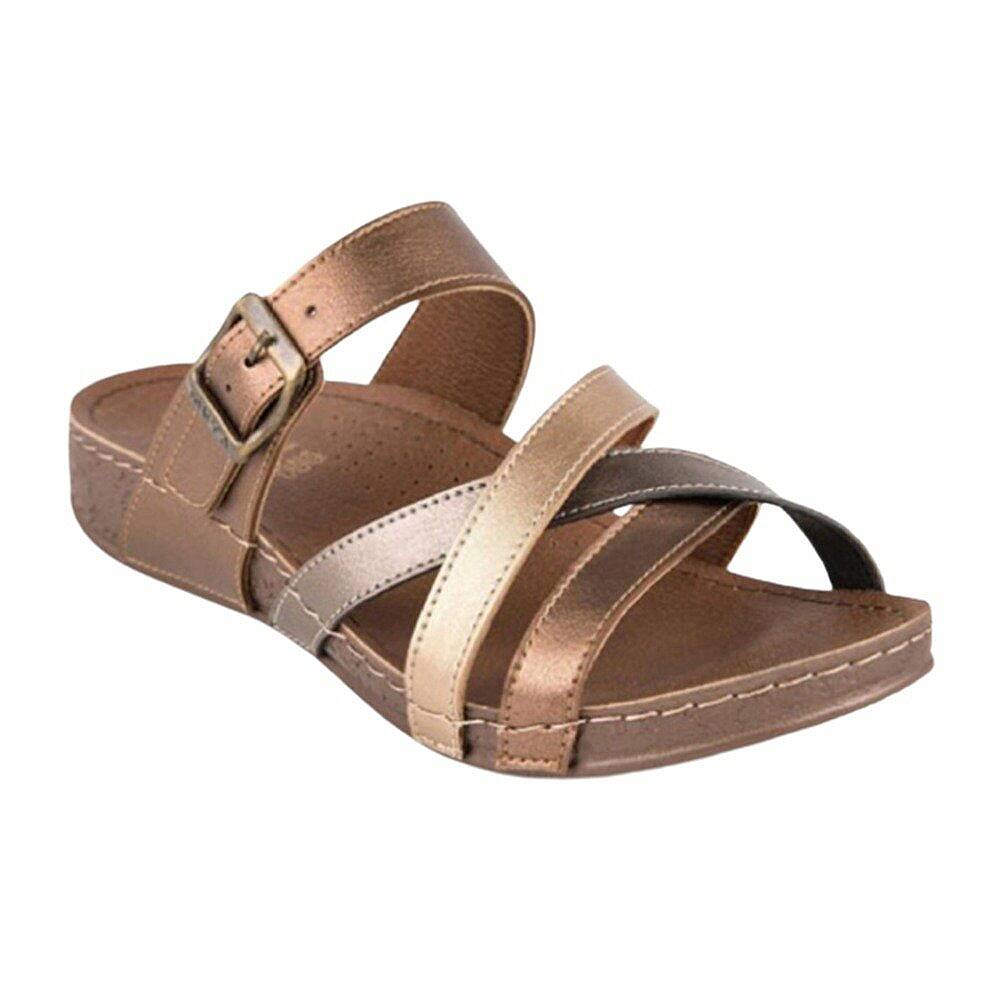 Muya 31119 Gizeh Bronz Kadın Anatomik Terlik - 1
