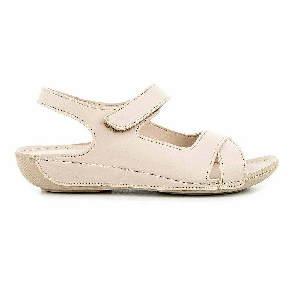 Muya 31121 Alula Full Krem Kadın Anatomik Sandalet - 2