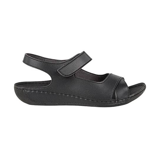 Muya 31121 Alula Siyah Kadın Anatomik Sandalet - 2