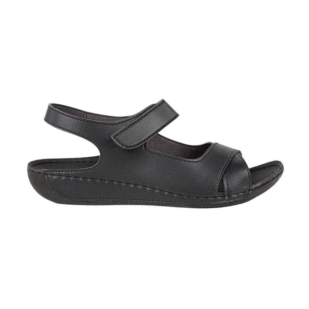 Muya 31121 Alula Siyah Kadın Anatomik Sandalet - 2