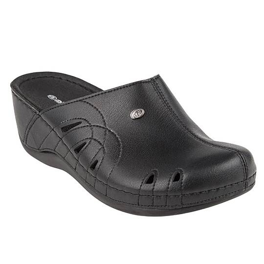 Muya 31147 Gola Siyah Kadın Comfort Sabo Terlik