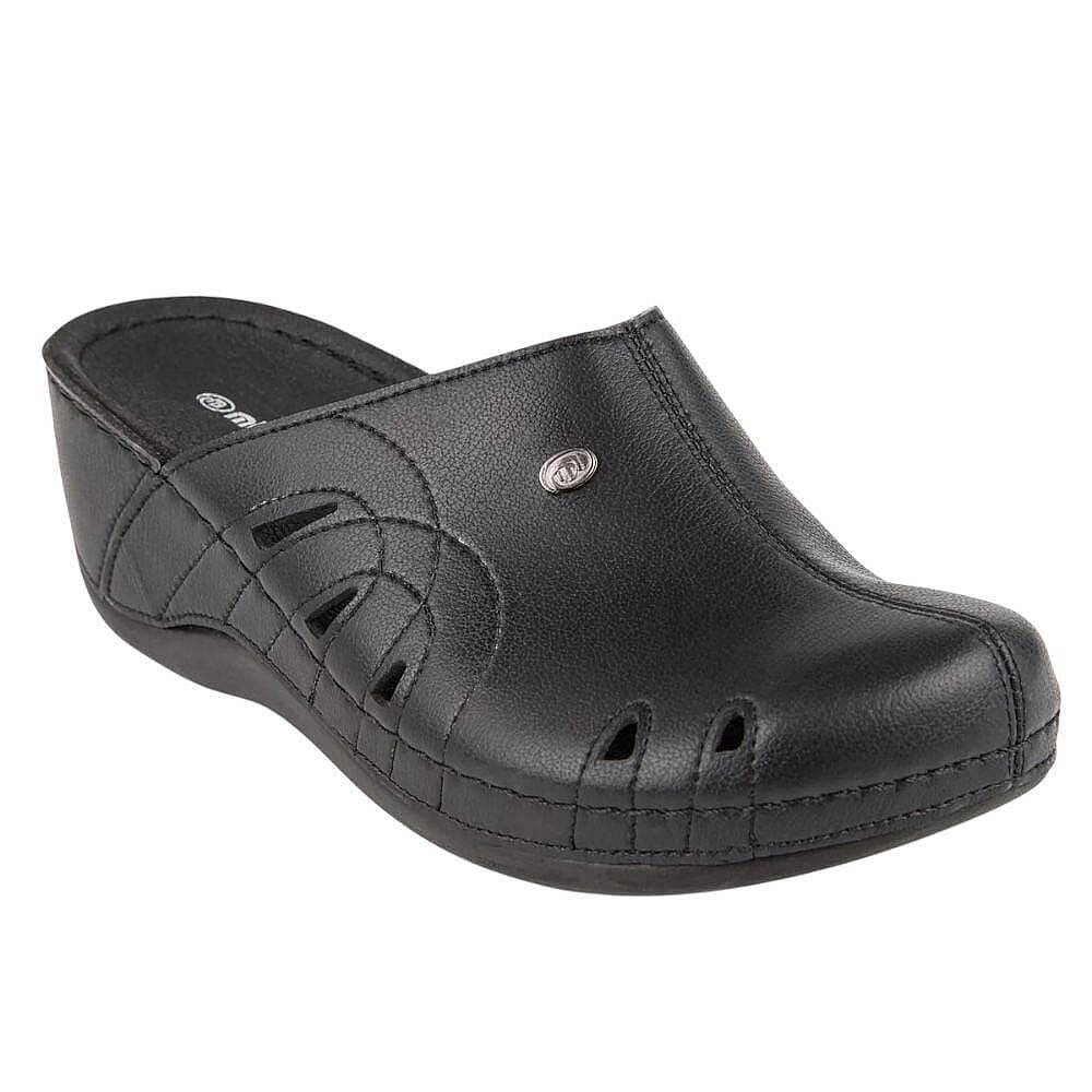Muya 31147 Gola Siyah Kadın Comfort Sabo Terlik - 1