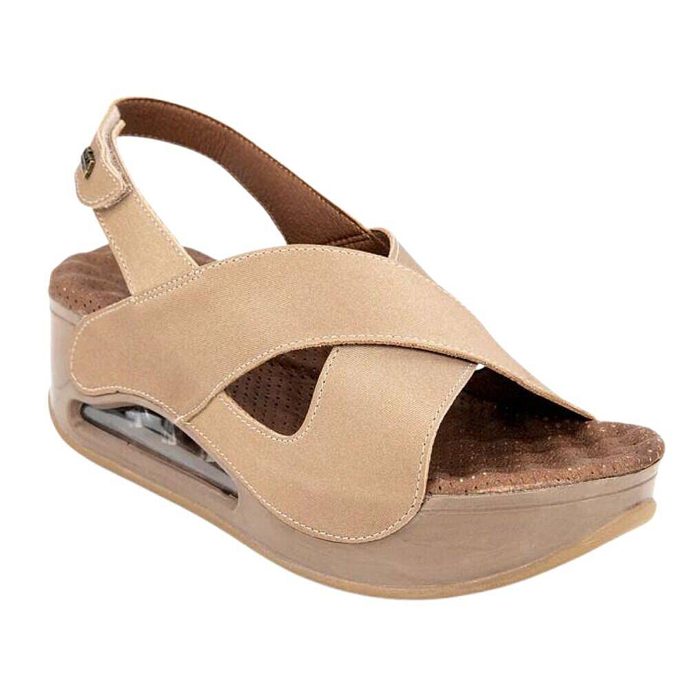 Muya 31213 Assos Altın Kadın Air Taban Sandalet - 1