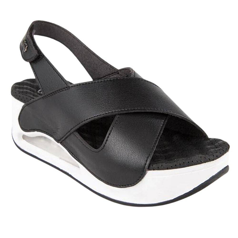 Muya 31213 Assos Siyah Kadın Air Taban Sandalet - 1