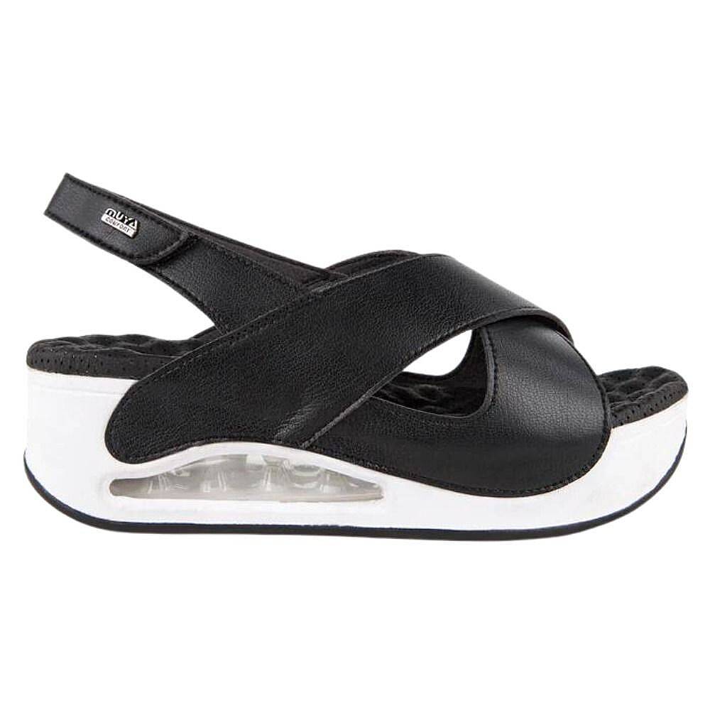 Muya 31213 Assos Siyah Kadın Air Taban Sandalet - 2