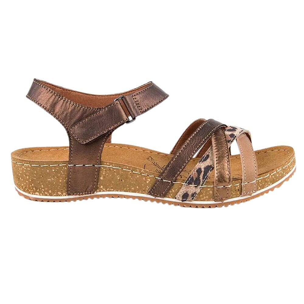 Muya 31258 Niha Bronz Deri Kadın Anatomik Sandalet - 2