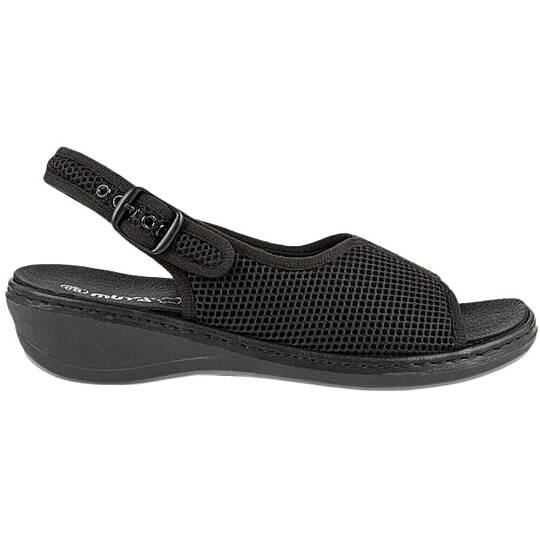 Muya 31274 Orja Siyah Kadın Anatomik Sandalet - 2