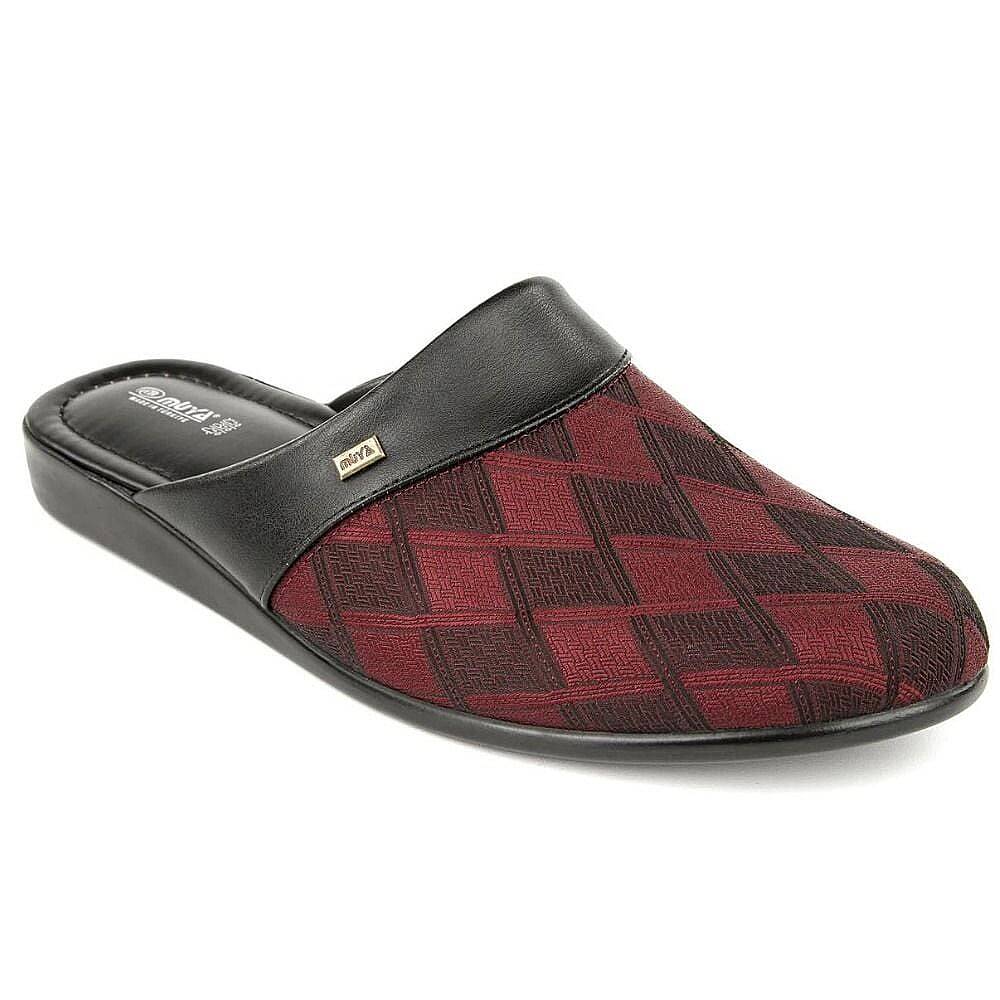 Muya 31425 Baron Bordo Erkek Ev İçi Terlik - 1