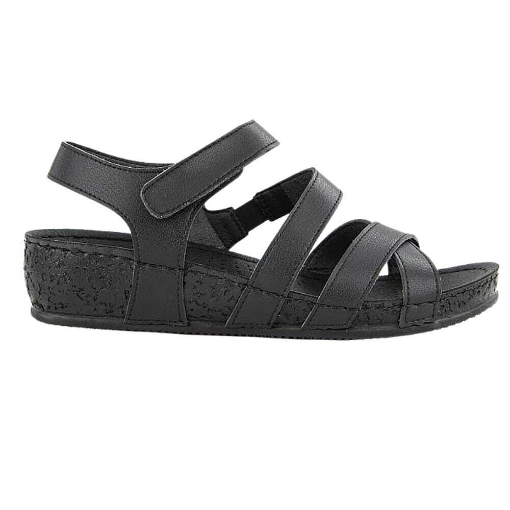 Muya 32221 Bamboo Siyah Kadın Anatomik Sandalet - 2