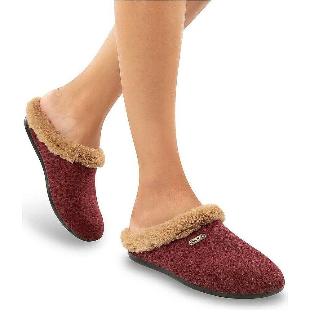 Muya 32905 Lady Bordo Kadın Ev İçi Terlik - 3