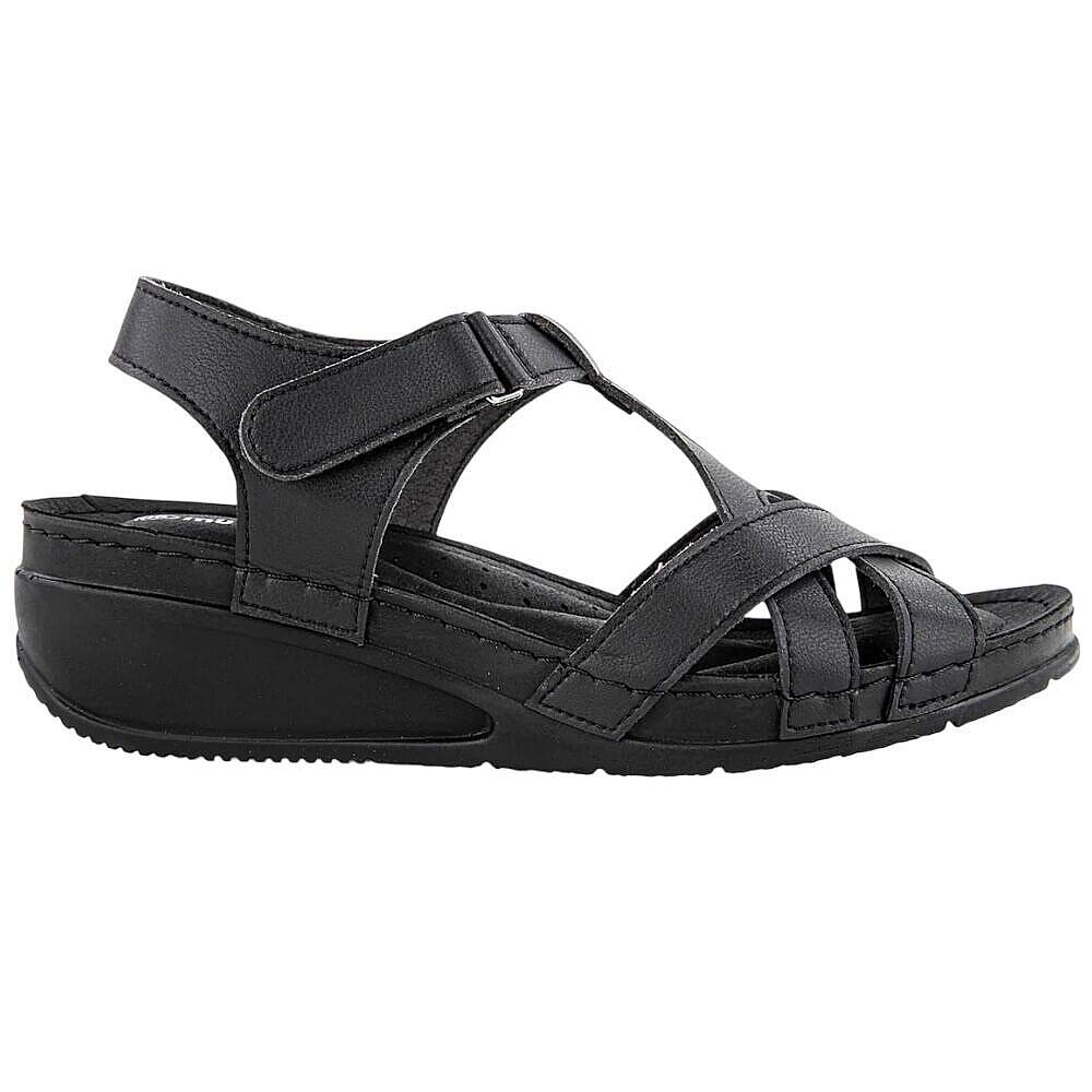 Muya 33209 Simbole Siyah Kadın Anatomik Sandalet - 2
