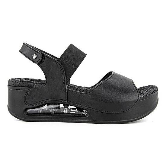 Muya 33227 Podium Siyah Kadın Air Taban Sandalet - 2