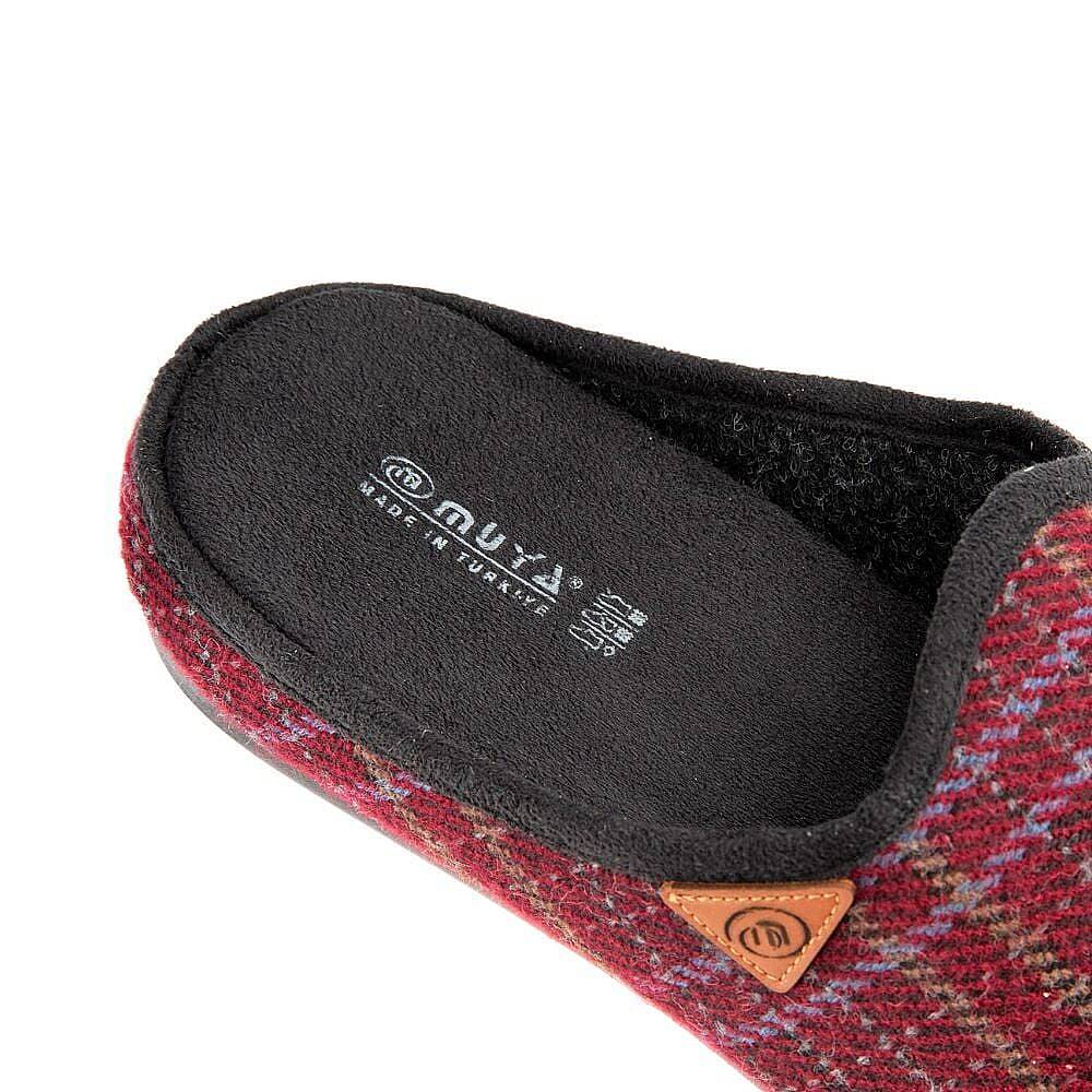 Muya 33802 Davis Bordo Erkek Ev İçi Terlik - 3