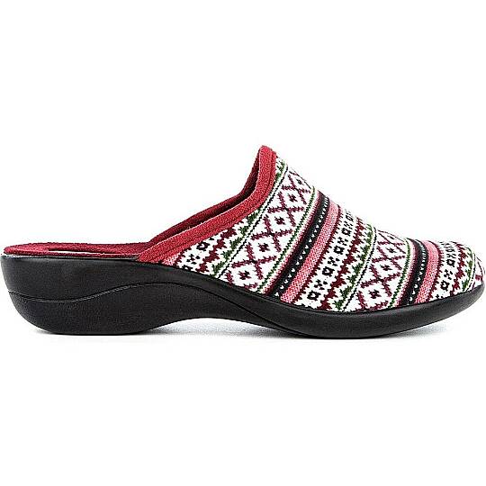 Muya 33918 Zip Bordo Kadın Ev İçi Terlik - 2