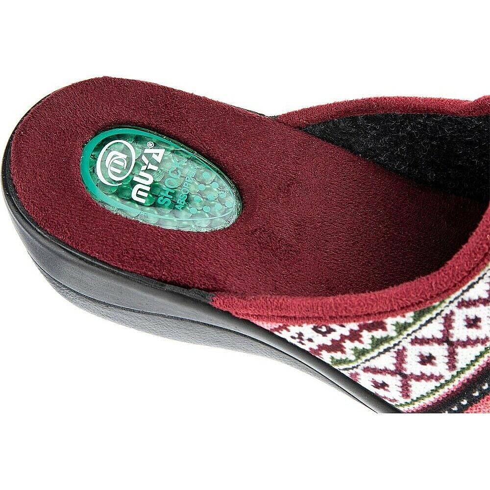 Muya 33918 Zip Bordo Kadın Ev İçi Terlik - 3