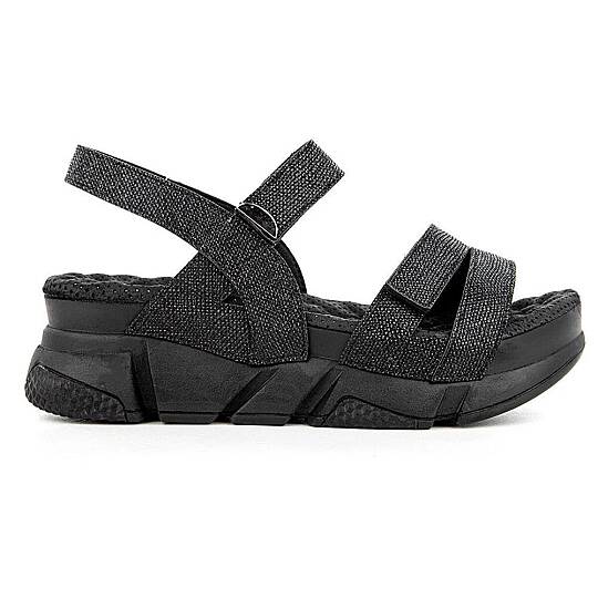 Muya 34201 Olimba Siyah Kadın Anatomik Sandalet - 2