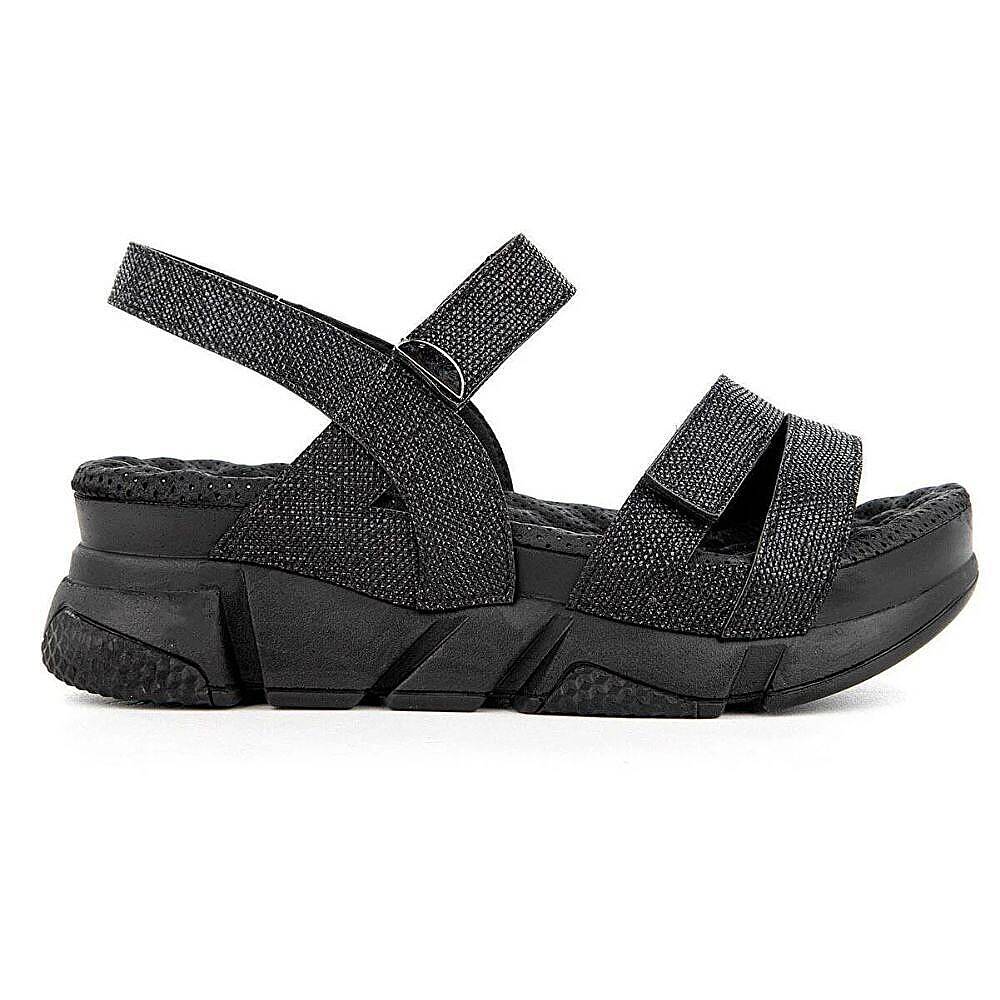Muya 34201 Olimba Siyah Kadın Anatomik Sandalet - 2