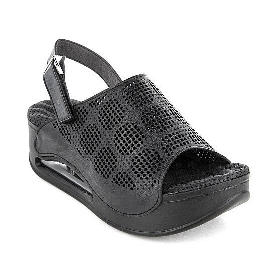 Muya 34221 Jambe Siyah Kadın Air Taban Sandalet