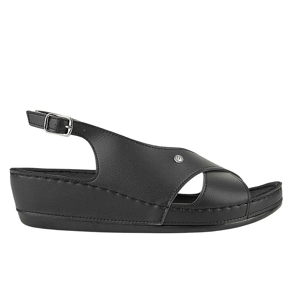 Muya 35207 İngane Siyah Kadın Anatomik Topuk Dikeni Sandalet - 2