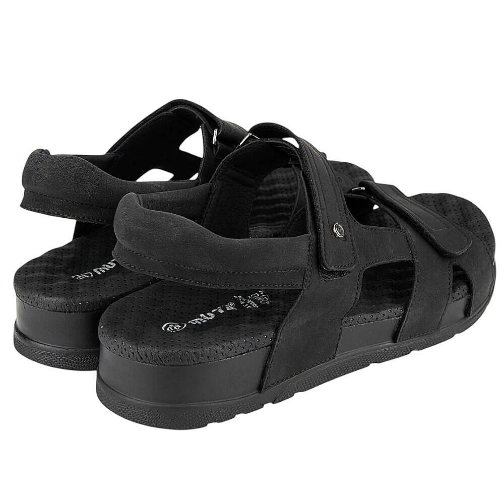 Muya 35401 Sagrado Siyah Erkek Anatomik Sandalet - 3
