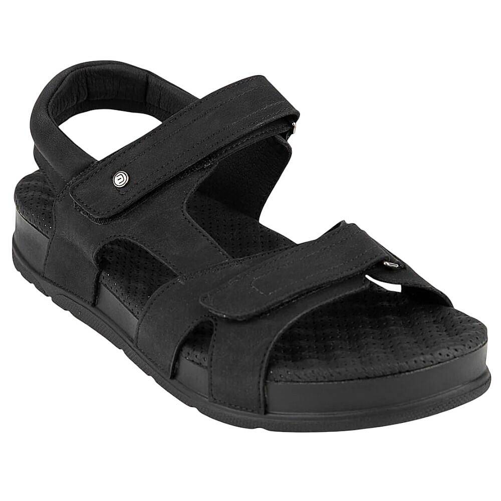 Muya 35401 Sagrado Siyah Erkek Anatomik Sandalet - 1