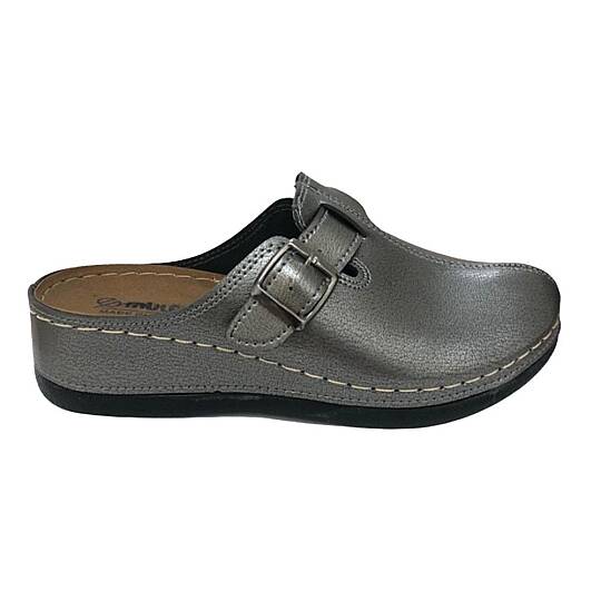 Platin Tokalı Kadın Hastane/Hemşire Comfort Sabo Terlik - 2