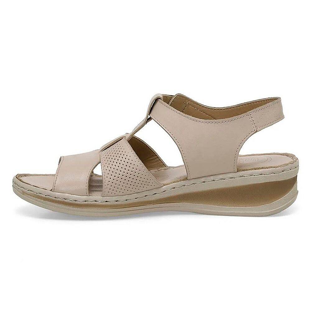 Polaris 105126 4FX Bej Kadın Comfort Sandalet - 3