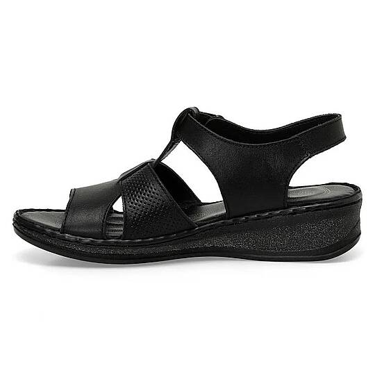 Polaris 105126 4FX Siyah Kadın Comfort Sandalet - 3