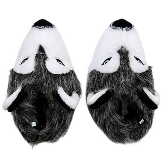 Twigy CC0530 Tw Husky Gri Hayvan Figürlü Erkek Panduf - 3