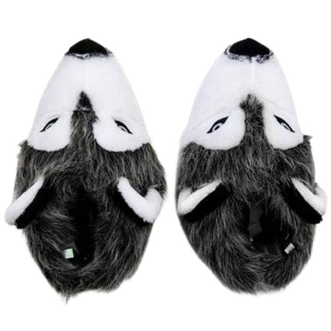 Twigy CC0530 Tw Husky Gri Hayvan Figürlü Erkek Panduf - 3