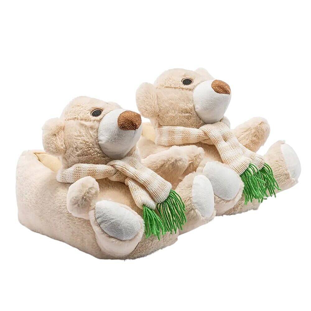 Twigy GG0546 Tw Kutup Bej Hayvan Figürlü Kadın Panduf - 1