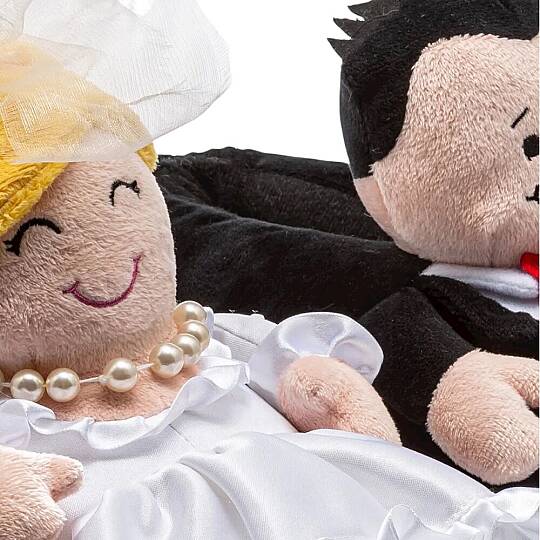 Twigy GG0549 Tw Gelin Damat Siyah/Beyaz Hayvan Figürlü Kadın Panduf - 3