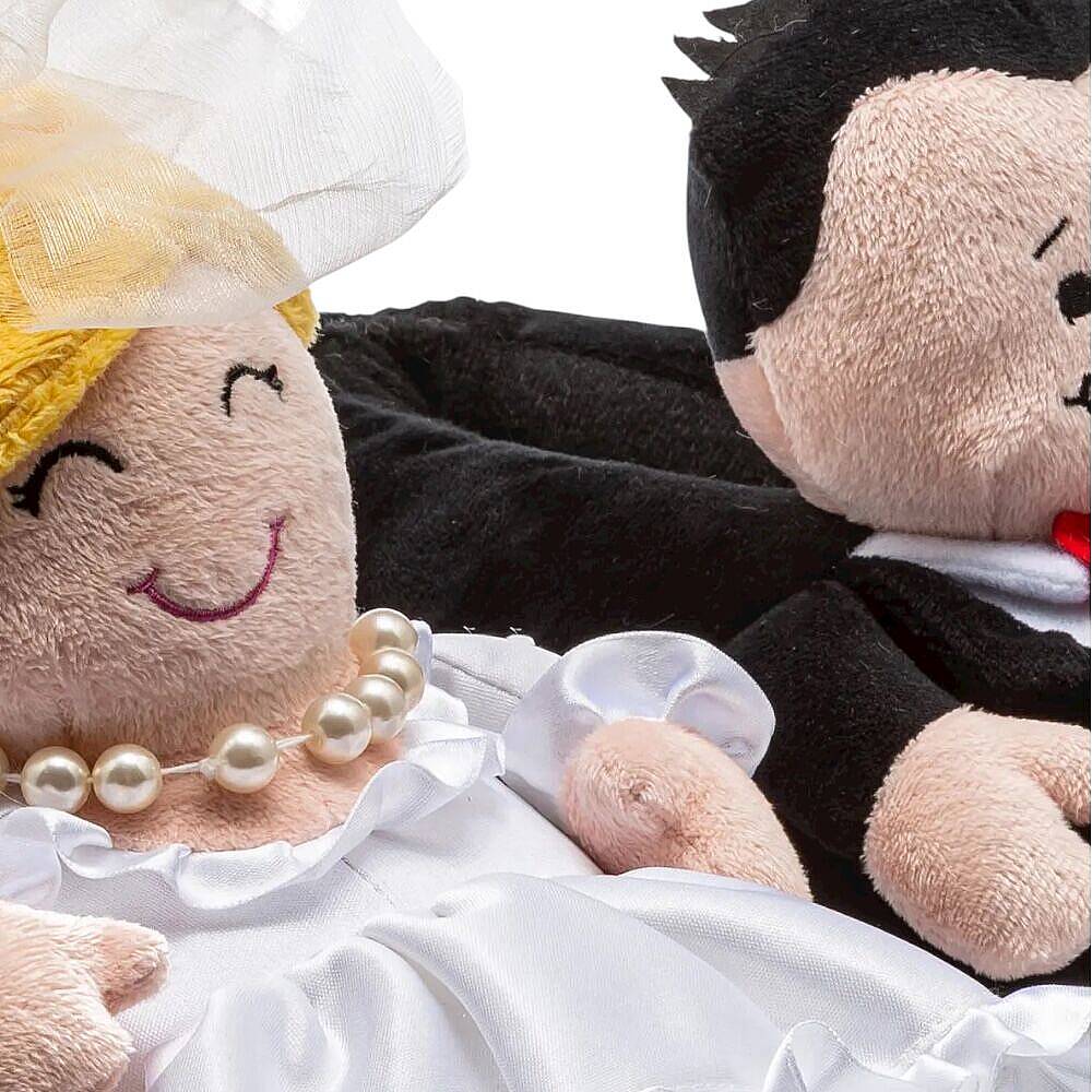 Twigy GG0549 Tw Gelin Damat Siyah/Beyaz Hayvan Figürlü Kadın Panduf - 3