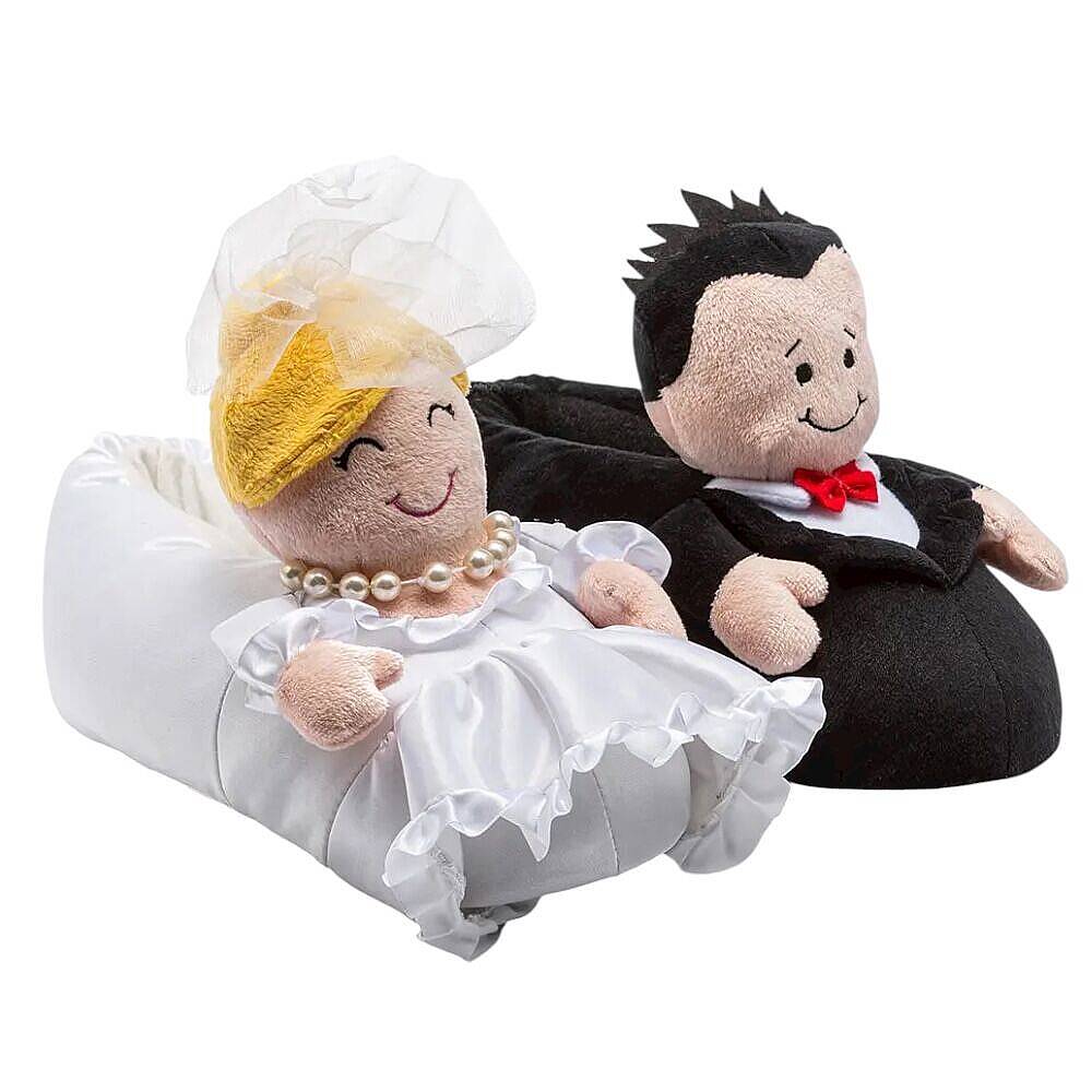 Twigy GG0549 Tw Gelin Damat Siyah/Beyaz Hayvan Figürlü Kadın Panduf - 1