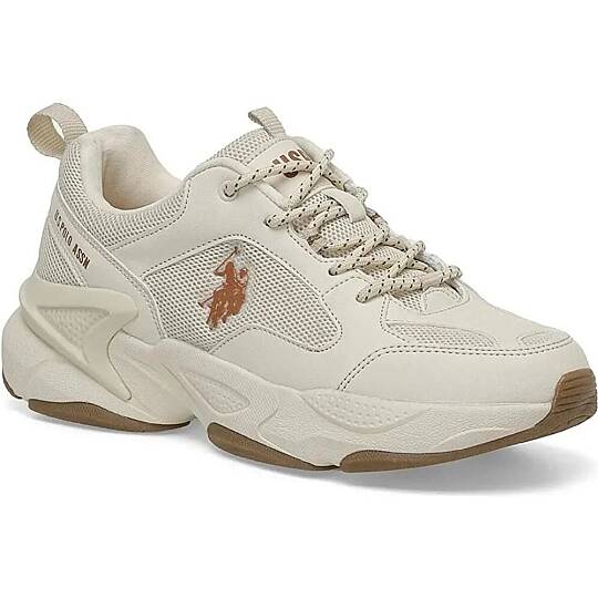 U.S Polo Assn Maybe Wmn 5FX Bej Kadın Spor Ayakkabı