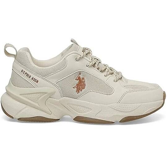 U.S Polo Assn Maybe Wmn 5FX Bej Kadın Spor Ayakkabı - 2