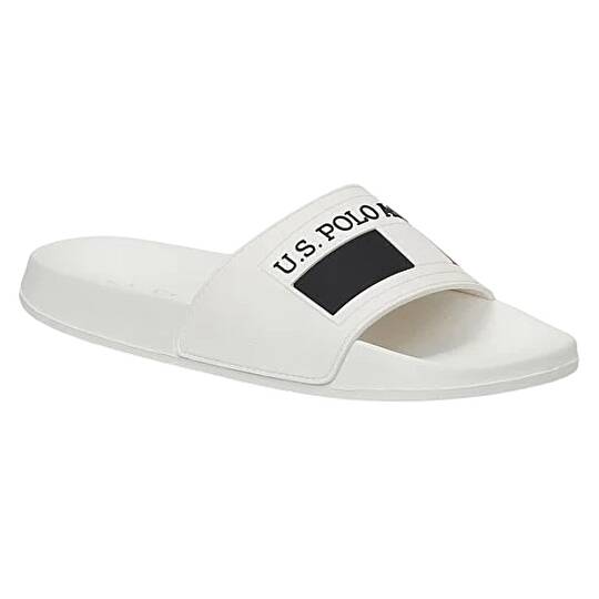 U.S Polo Assn Nico 5FX Beyaz Erkek Plaj Terlik