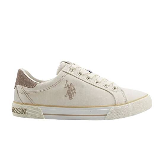 U.S Polo Assn Rachel 5FX Bej Kadın Sneaker - 2