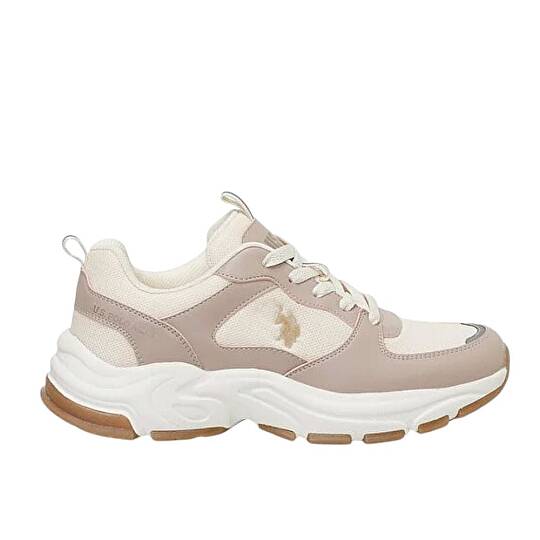 U.S Polo Assn Sorley 5FX Pudra Kadın Sneaker - 2